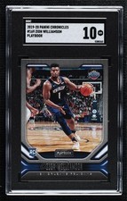 2019-20 Panini Chronicles Playbook Zion Williamson #169 SGC 10 GEM 04s9