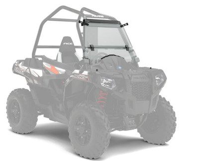 2017-2019 POLARIS Ace 500 OEM Harte Mantel Flip Unten Windshield 2882443