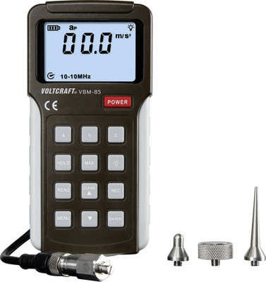 VOLTCRAFT VBM-85 Schwingungsmesser Messgerät Messelektronik Schwingungs-Messer