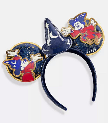 Disney x Macy's Sorcerer's Apprentice Mickey Ears Headband Macy's 100 Exclusive