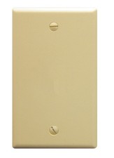 ICC Flush Wall Plate Blank IVORY IC630EB0IV UPC 633758018388 - Installation E...