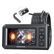 Dual Lens Industrial Endoscope, 1080P Digital Borescope Inspection Camera, 7.9mm