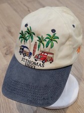 St Thomas US Virgin Islands Baseball Cap Embroidered Hat Adjustable READ  