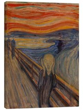 Leinwandbild Der Schrei, 1893 - Edvard Munch