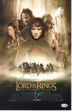 Elijah Wood signed 11x17 Poster Frodo Baggins The Lord of the Rings JSA