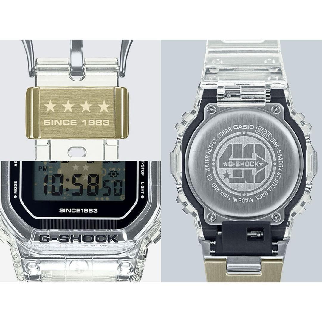 G-SHOCK ジーショック　DW5000 40th Anniversary G-Shock DW5000R-1A 40th Anniversary 5000 Series Square Re