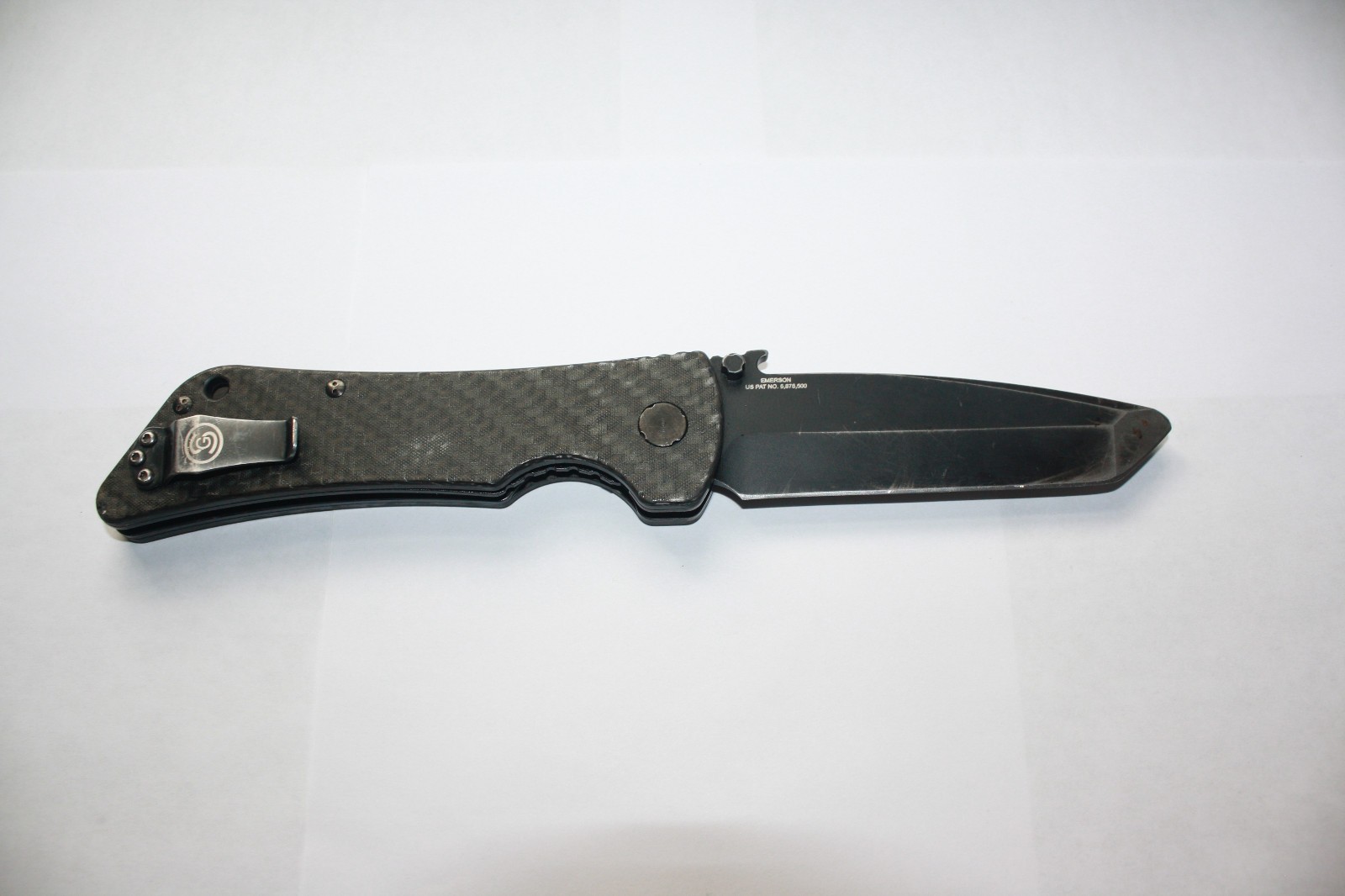 Southern Grind Bad Monkey Emerson Tanto Black Blade Folding Knife