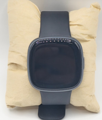 Fitbit Versa Smartwatch Black Fitness Tracker Heart Rate Sleep Charger GPS Watch