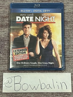 Date Night ( Blu-Ray Two Disc Set , 2010 ) Extended Edition - Brand New Media !