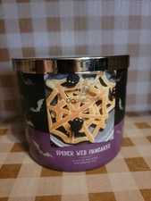 Goose Creek SPIDER WEB PANCAKES Scent Candle Halloween Holiday Discontinued BATS