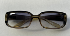 Vintage Gucci GG2455/S Style Sunglasses Gray Brown Gradient Made in Italy