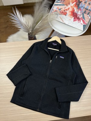 Patagonia Better Sweater Full Zip Jacket Mens Size M Black Fleece 25528