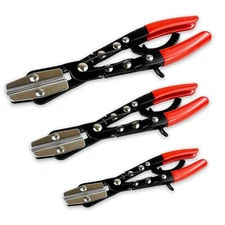 3pcs Ratcheting Hose Pinch Pliers Set, Automatic Locking Ratcheting, Made of ...