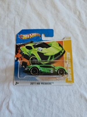2011 Hot Wheels Short Card SUPER BLITZEN Green 17/244 LITTLE BEND