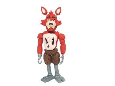 AUTHENTIC MEXICAN TOY ACTION FIGURE FIVE NIGHTS AT FREDDY'S FOXY FIN I