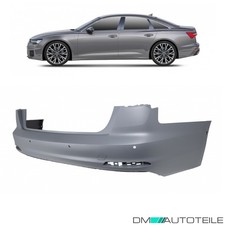 Stoßstange hinten grundiert 6x PDC passt für Audi A6 C8 4A2 Limousine Serie
