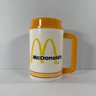 Vintage 80s / 90s McDonald's Plastic Travel Mug Cup Thermo Whirley Coca-Cola
