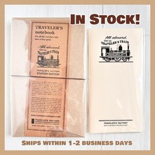 Travelers Factory Traveler's Note Book Tokyo Station Limited STATION EDITION NEW