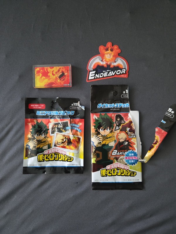 Endeavor lot of 2daiso My Hero Academia 