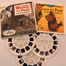 Vintage Winnie the Pooh and the Honey Tree View-Master 3 Reel Set With Booklet