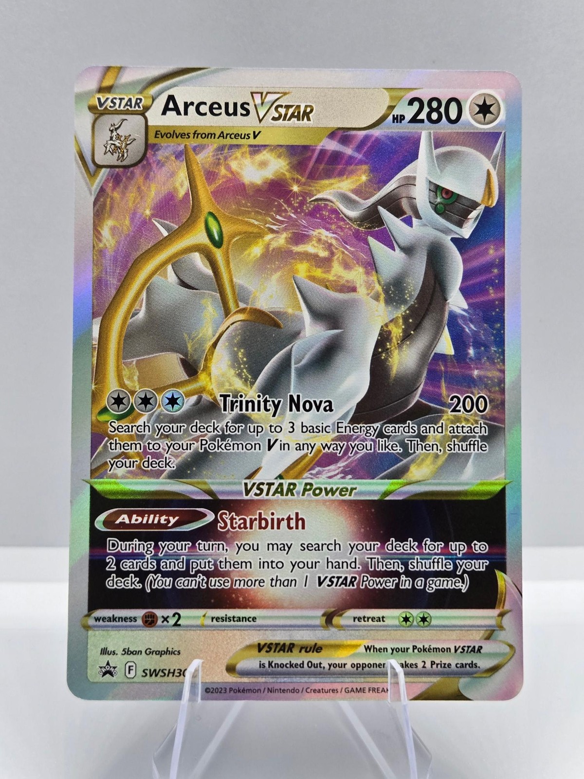 Arceus VSTAR SWSH307 Holo Promo Sword & Shield Promo Pokemon NM