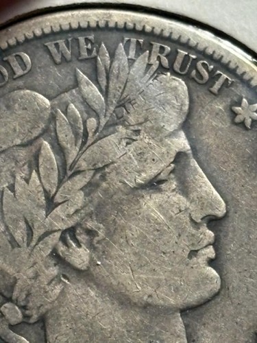1912-D Barber Half Dollar, Choice VF Denver Mint Issue - Picture 3 of 8