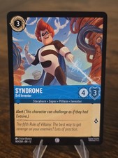 Disney Lorcana Wilds Unknown Syndrome - Evil Inventor Steel 143/204