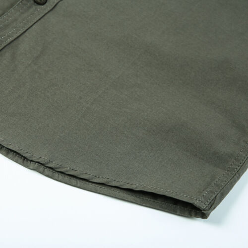 Mens Military Shirts Clothes Long Sleeve Pockets Army Cotton Casual Shirts Tops - Picture 13 of 19