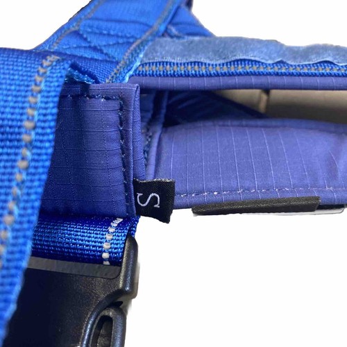 No Pull Dog Harness Two Patches,Quick Fit Escape Proof Blue Small - Picture 7 of 8