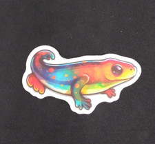 Cute Amphibian Frog Sticker 1.5" x 2.5" AE