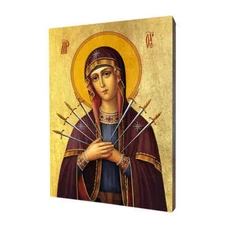 Seven Sorrows of the Mother of God Religious Icon