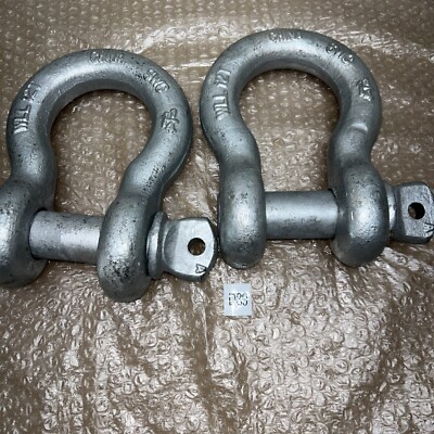 Lot of 2 WLL12T Shackle 1-1/4