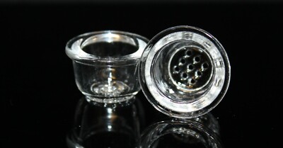 2) REPLACEMENT Glass BOWLS for SILICONE Tobacco PIPES Bowl