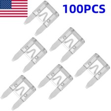 100 Pack 25A Mini Blade Style Fuses APM/ATM 32V Short Circuit Protection Fuse US