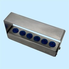 Dental Implant Burr Holder 6 Hole Organizer Sterilization Tissue Trephine Drills