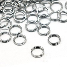 Jump Rings Split DOUBLE Connectors Jewelry Findings Making For Beads 5-6-7-8 mm