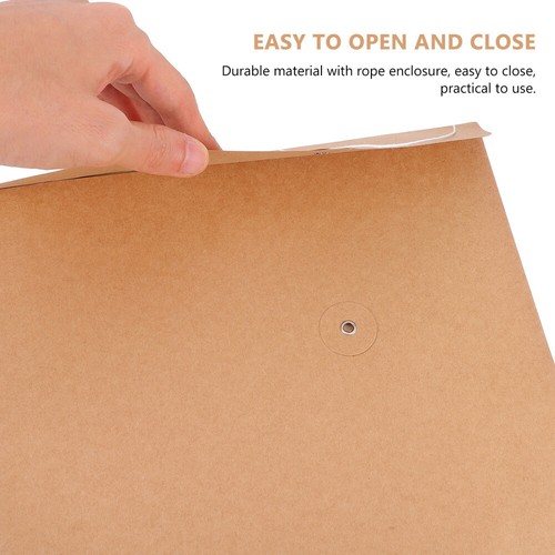 10 le plus cher Pcs Paper Portfolio Office Document Bag Envelope File Folder