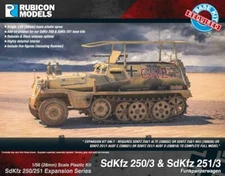 Rubicon German SdKfz 250/3 & 251/3 Expansion Set Bolt Action 28mm WW2 Model