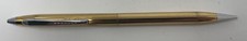 Vintage Bradley Gold Tone Chrome Lead Writing Pencil Old Rare Pencils USA Made