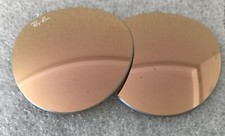 Ray Ban RB3447 Round Metal Pink Mirror Replacement Lenses 50mm MINT CONDITION
