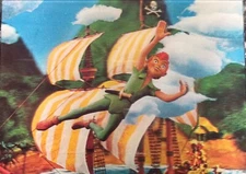 3D Holograpic Peter Pan Postcard Disney WC Jones Printed In Japan