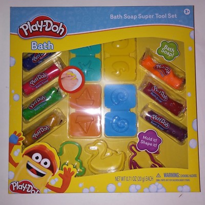 Play Doh Soap Super Tool Set Mold and Shape Cutters Bath Time Fun Kids Toys | eBay