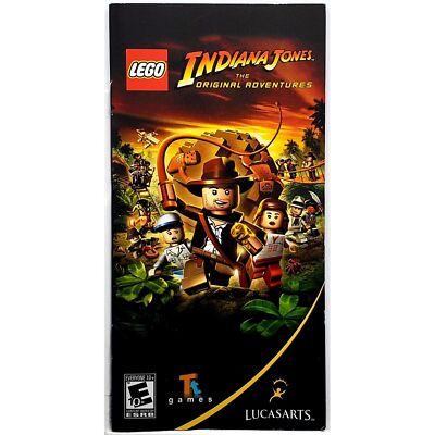 (Manual Only) LEGO Indiana Jones The Original Adventures Playstation Portable