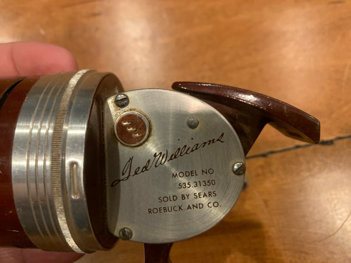 VINTAGE SEARS TED WILLIAMS SPIN CAST REEL 535-31350 RARE | eBay