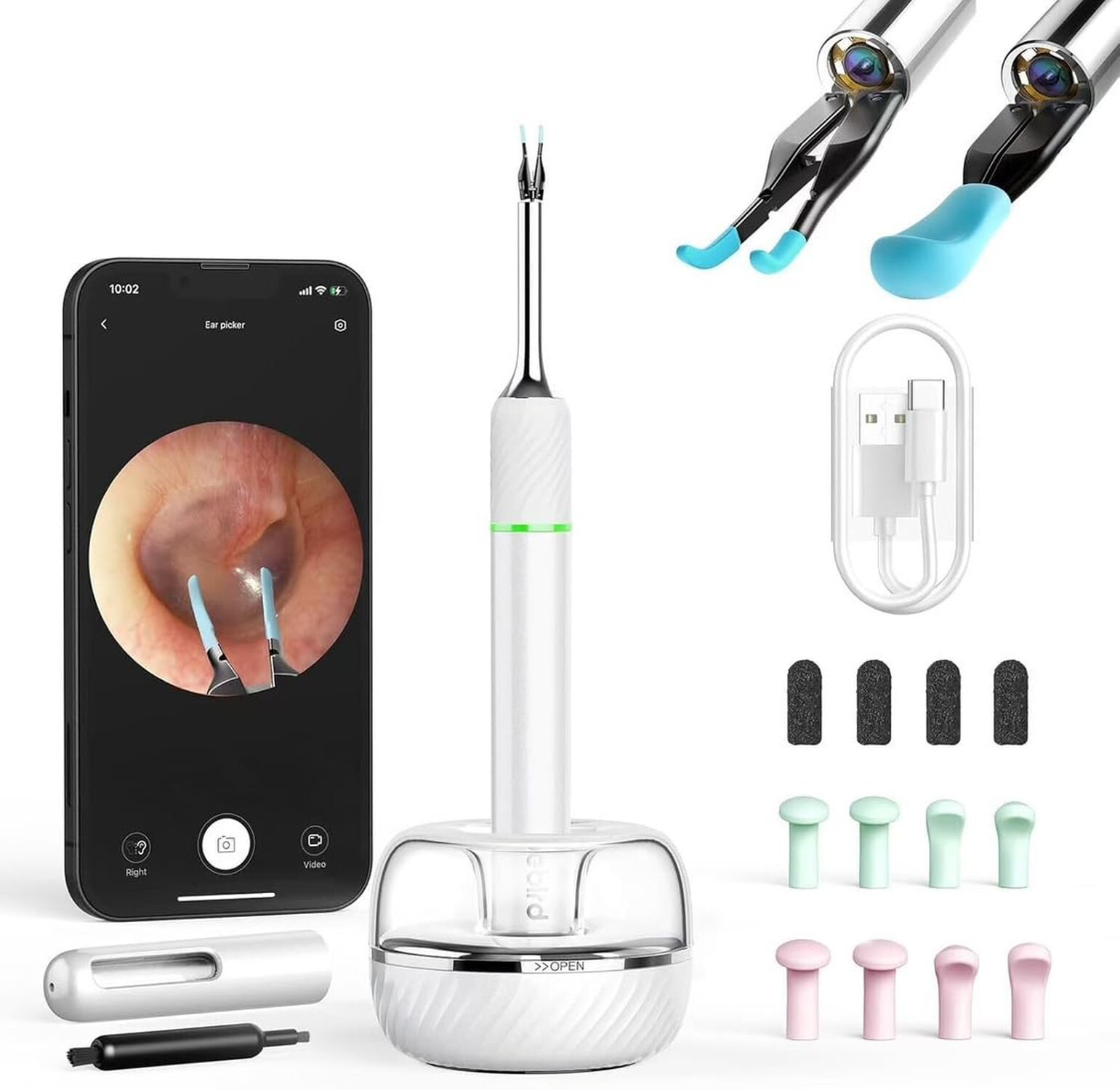 Bebird Note5 Pro Ear Camera, Ear Wax Removal Tool Camera with Ear Tweezers, 1...