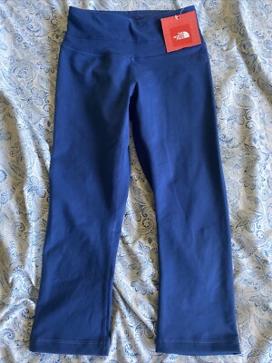 The North Face Womens Slim Fit Sz XS Hatha Capri Blue Athletic