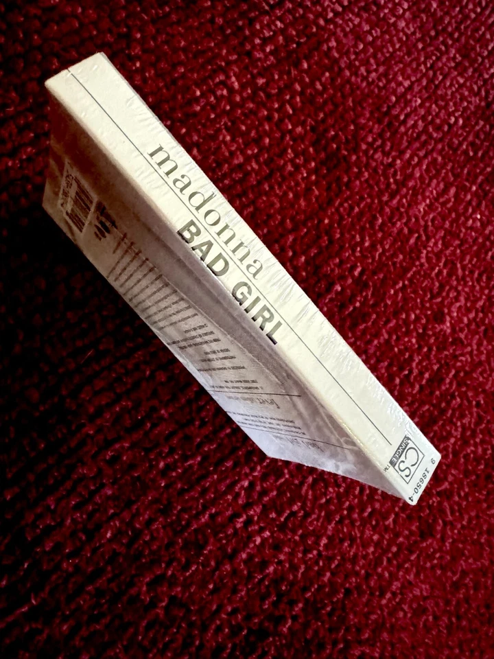 MADONNA BAD GIRL CASSETTE TAPE SEALED SINGLE US LP PROMO HYPE SLIP BOX EROTICA - Image 4 of 4