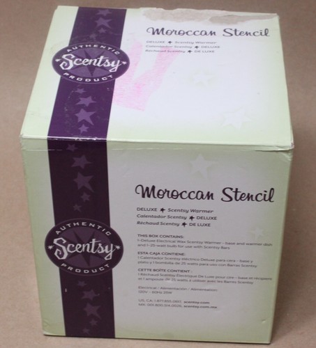 Scentsy MOROCCAN STENCIL Deluxe Warmer 29921 - Picture 2 of 6