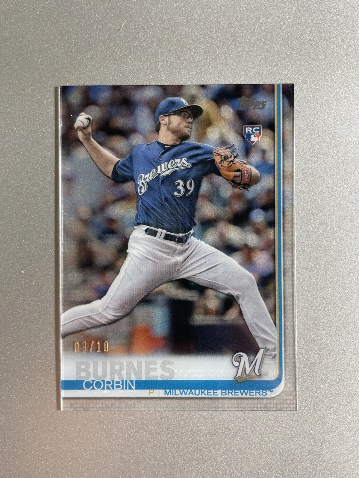 2019 Topps - Corbin Burnes Rare Variation CLEAR RC 9/10! #94 *MINT*