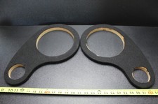 2 MDF SPEAKER RING SPACER 8 INCH 2 HOLES CARPET WOOD 3/4 FIBERGLASS 8CTW